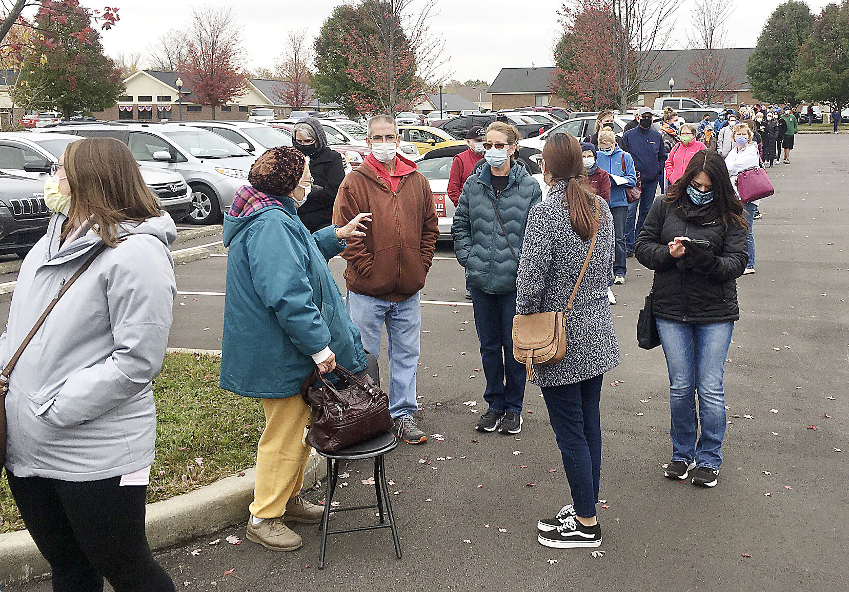 Early voting at Pendleton
